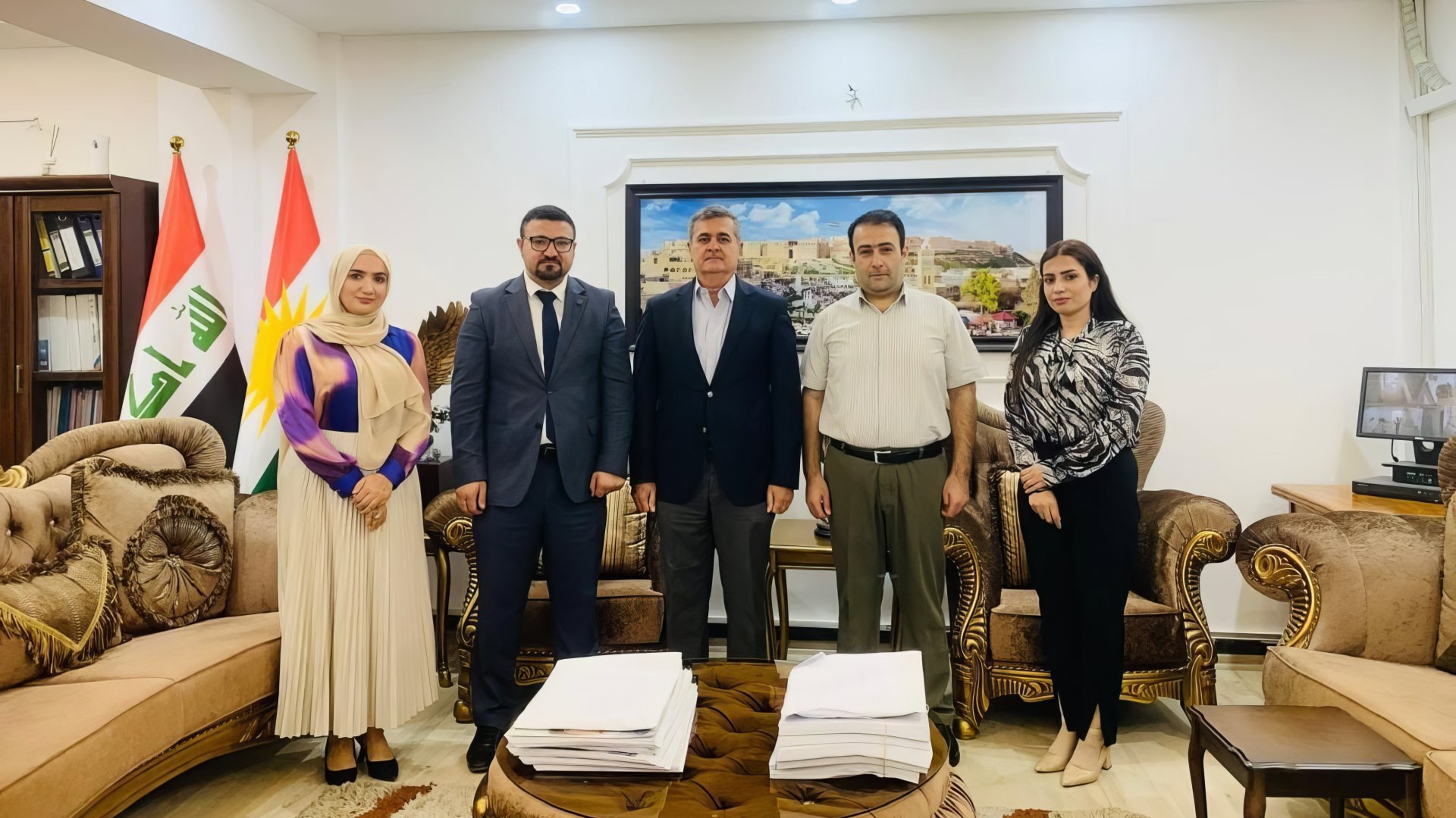 وفد المنظمة يزور المديرية العامة للعمل والشؤون الاجتماعية