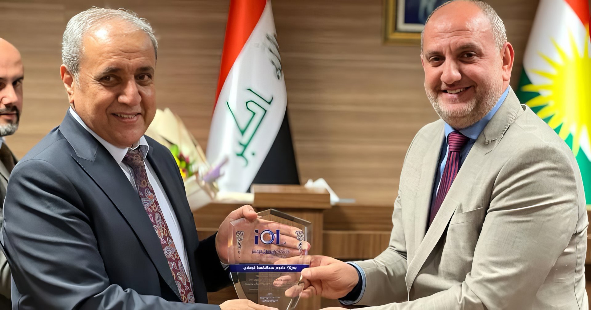 منضمة المحقق لسيادة القانون و الديمقراطية تشارك في تكريم القاضي عبد الباسط فرهادي