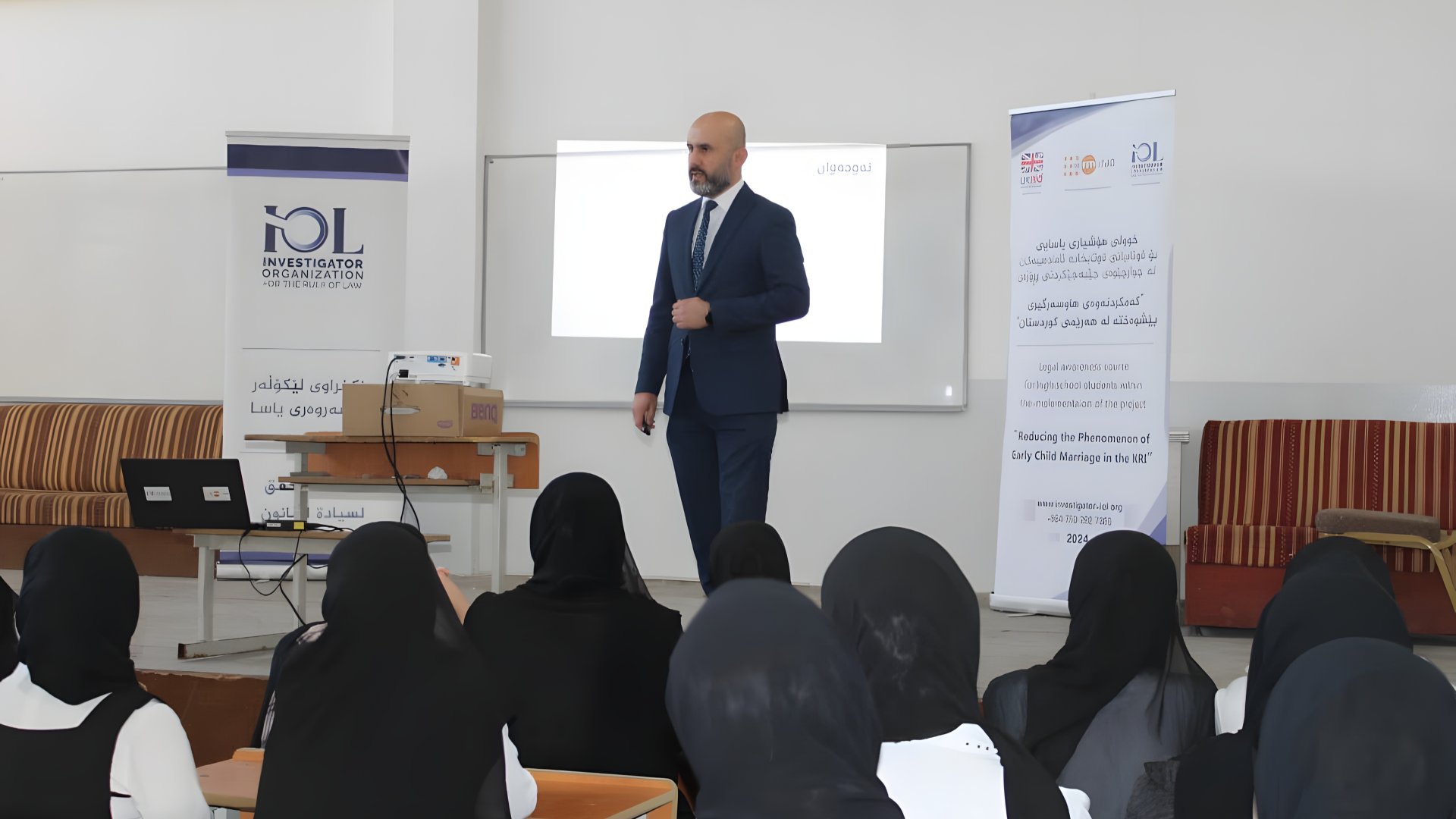 تنفيذ الدورة الثانية عشرة للتوعية القانونية لطلبة مدرسة فاناس الثانوية للبنات