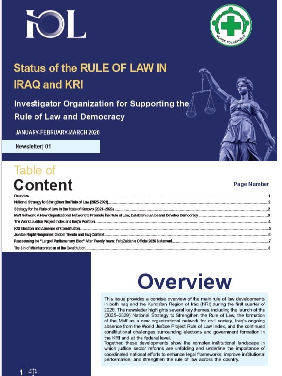 Status of the Rule of Law in Iraq and the Kurdistan Region – Newsletter, Issue 02