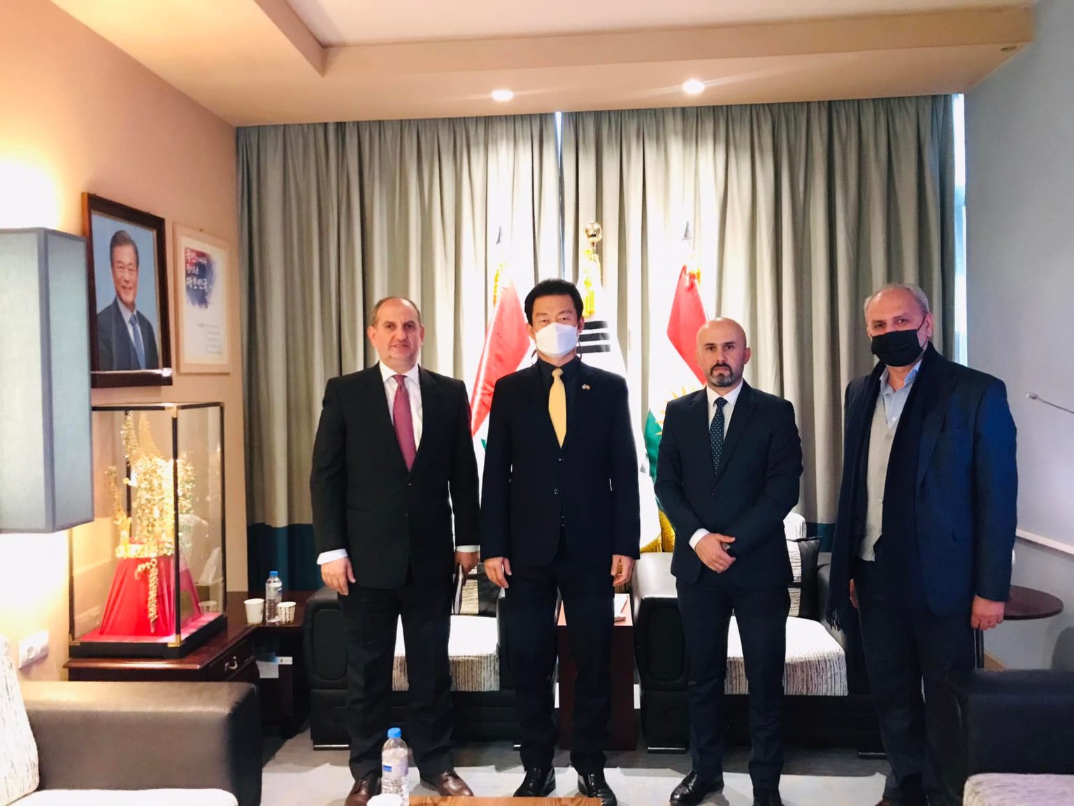 IOL Team Met With Choi GwangJin Head of the Korean Republic General